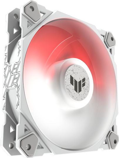 Asus TF120 Case Fan 1900rpm 76cfm with ARGB Lighting and 4-Pin PWM Connection White