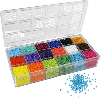 Buki Artizanat pentru Copii Box of Transparent Beads pentru Copii 5++ Ani