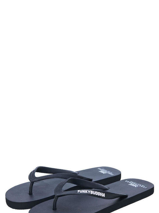 Funky Buddha Men's Flip Flops Black