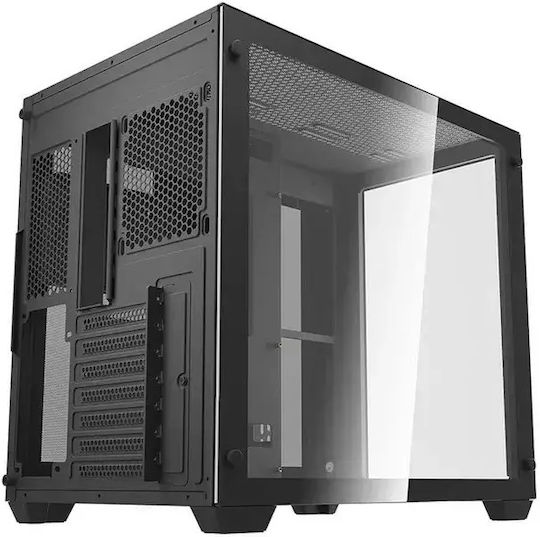 Darkflash C285 Gaming Midi Tower Κουτί Υπολογιστή με Πλαϊνό Παράθυρο Black