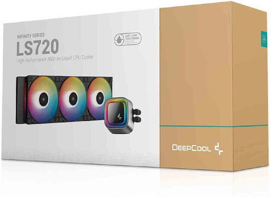Deepcool LS720 Water Cooling System AIO CPU With 3 120mm Fans And ARGB Lighting