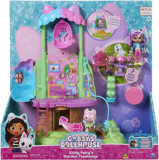 Spin Master Gabby's Dollhouse Kitty Fairy's Garden Treehouse