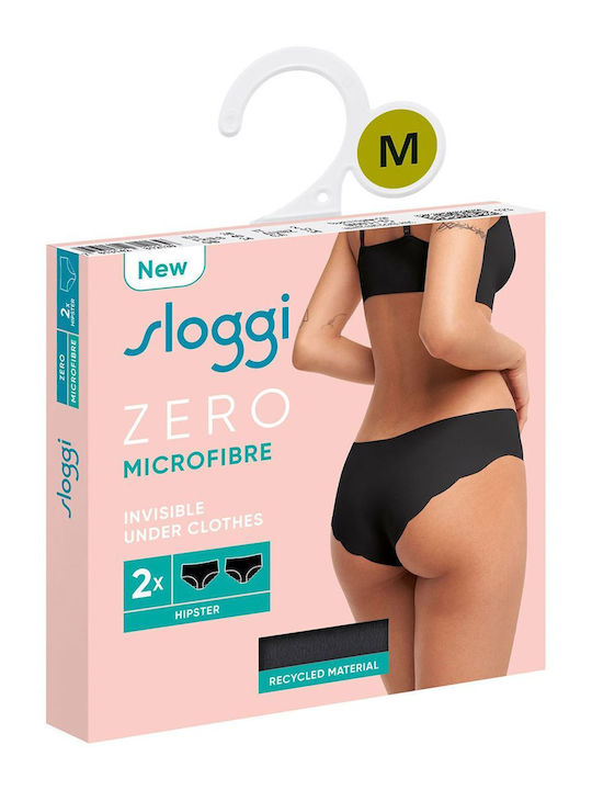 Γυναικεία String 2Pack χωρίς Ραφές Μαύρο