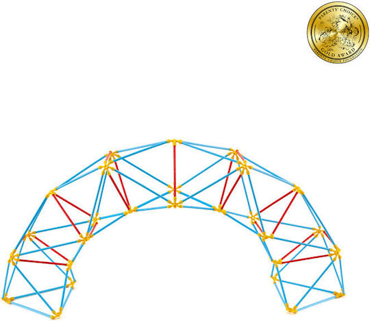 Hape Метална Конструктивна Игра Flexistix Geodesic за Деца 4+ години+ Години