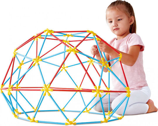 Hape Метална Конструктивна Игра Flexistix Geodesic за Деца 4+ години+ Години