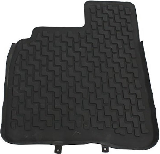 Set of Front and Rear Mats 4pcs Tray Type for Mercedes-Benz S 2005-2013 Black