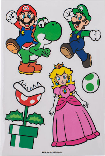 Pyramid International Super Mario Mushroom Kingdom Sticker for Laptop