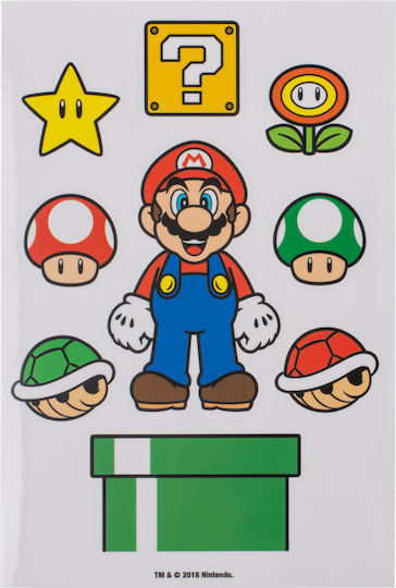 Pyramid International Super Mario Mushroom Kingdom Sticker for Laptop