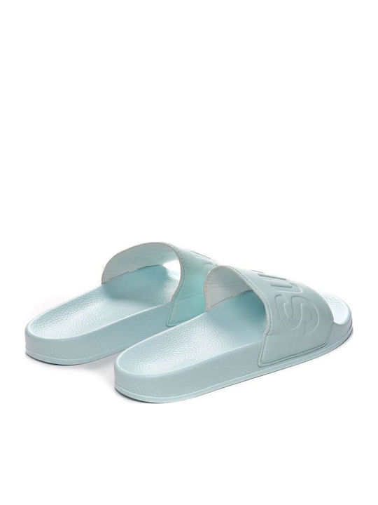 1908 Women's Slides Light Blue