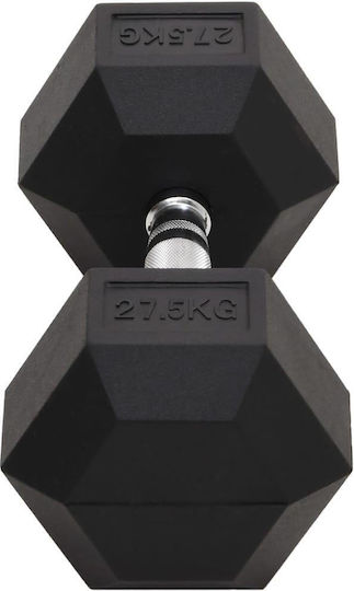 vidaXL Sechseck Hantel 1 x 27,5 kg