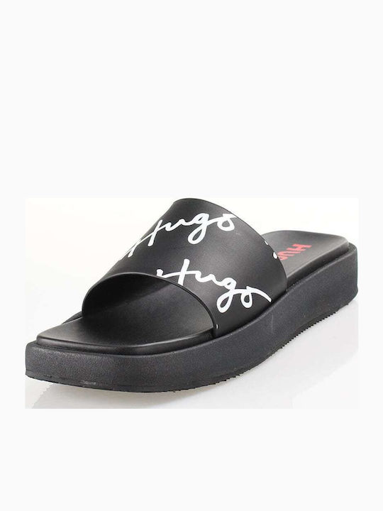 Emma Slides în Culoare Neagră