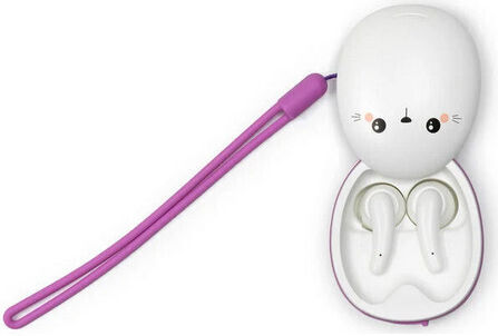 Legami Milano Be Free In-Ear Bluetooth Handsfree Kopfhörer mit Ladekoffer Bunny