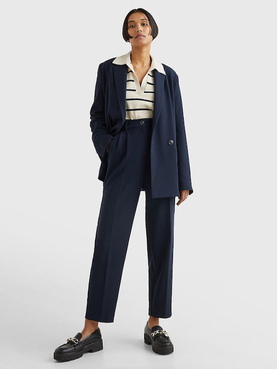 Tommy Hilfiger Γυναικείο Σταυρωτό Σακάκι Navy Μπλε Tommy Hilfiger Γυναικείο Σταυρωτό Σακάκι Navy Μπλε