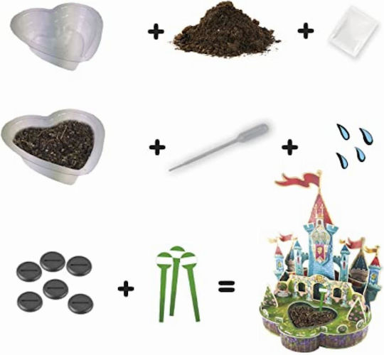 Educa Метална Конструктивна Игра Dream Gardens Castle за Деца 6+ години+ Години