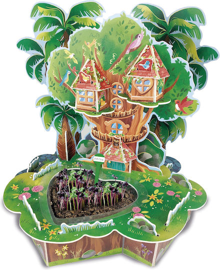 Educa Метална Конструктивна Игра Dream Gardens Treehouse за Деца 6+ години+ Години