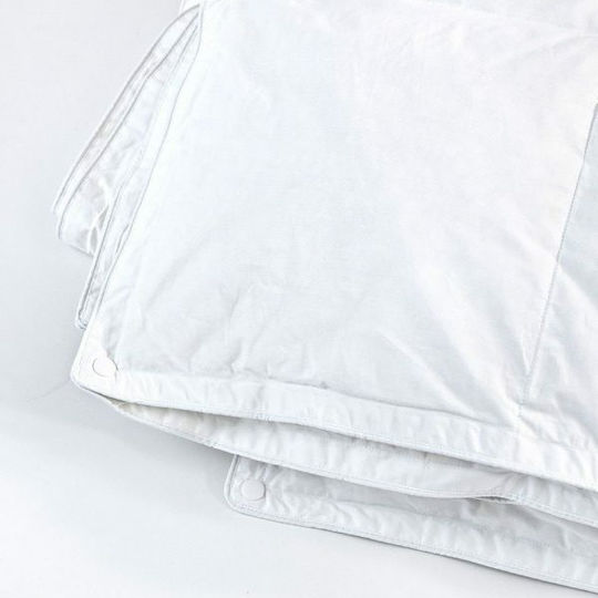 Palamaiki Duvet Single with Microfiber Filling 160x240cm Twin Stripe White Comfort 200 GSMGsm 7.5 togs Togs