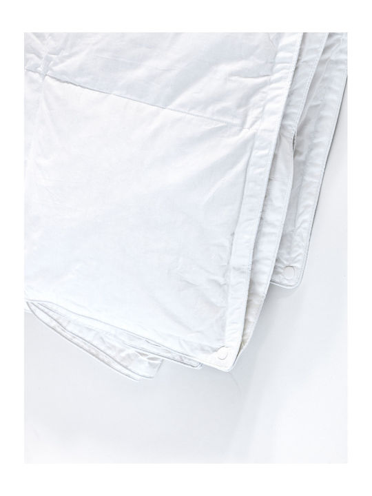 Palamaiki Duvet Single with Microfiber Filling 160x240cm Twin Stripe White Comfort 200 GSMGsm 7.5 togs Togs