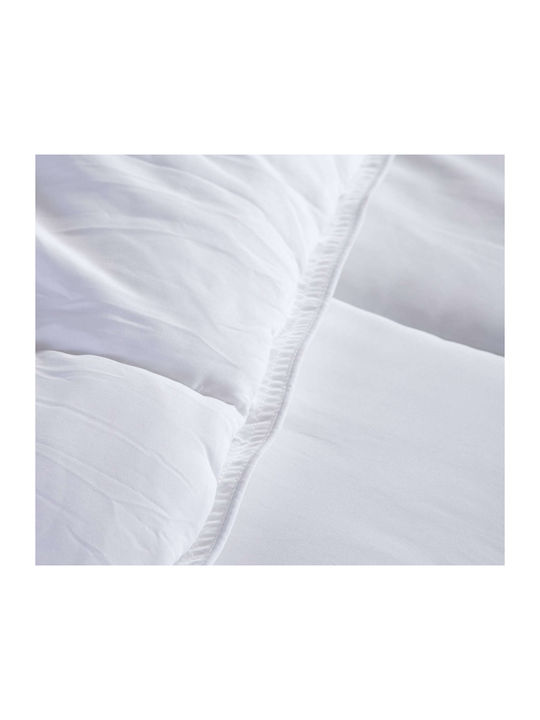 Nef-Nef Homeware Duvet Single with Hollowfiber Filling 160x220cm White 8 togs Togs