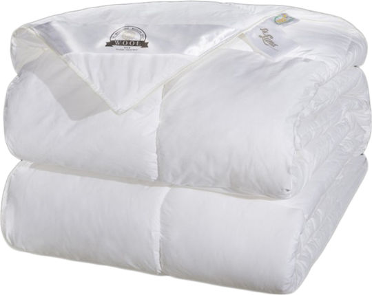 La Luna Πάπλωμα Υπέρδιπλο Μάλλινο 220x240εκ. Wool Natural Duvet Λευκό 10.5 togs