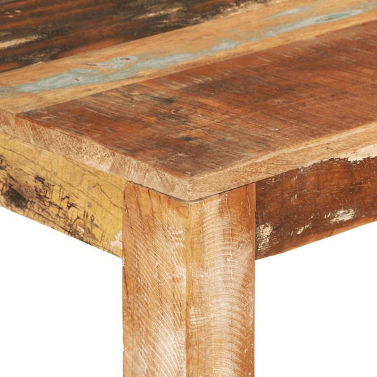 Kitchen Table from Solid Wood Natural 110x55x76cm