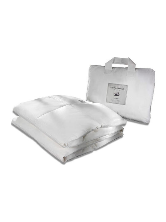 Guy Laroche Bettdecke Großes Doppelbett 220x240cm New Regular White 10.5 togs Togs