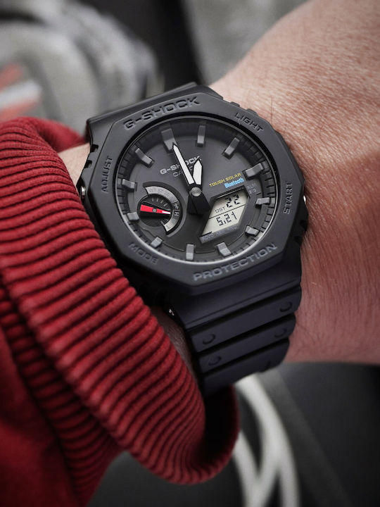 Casio G-Shock Ρολόι Solar με Καουτσούκ Λουράκι Casio G-Shock Ρολόι Solar με Καουτσούκ Λουράκι