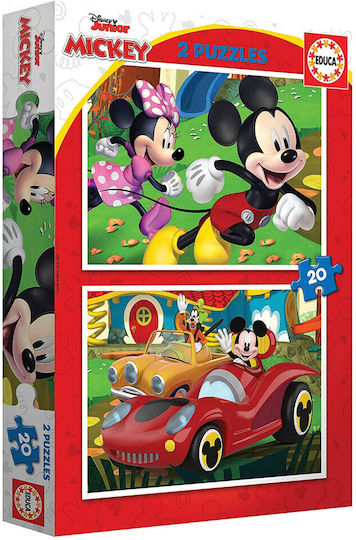 Kids Puzzle Mickey Mouse Fun House for 3++ Years 40pcs Educa