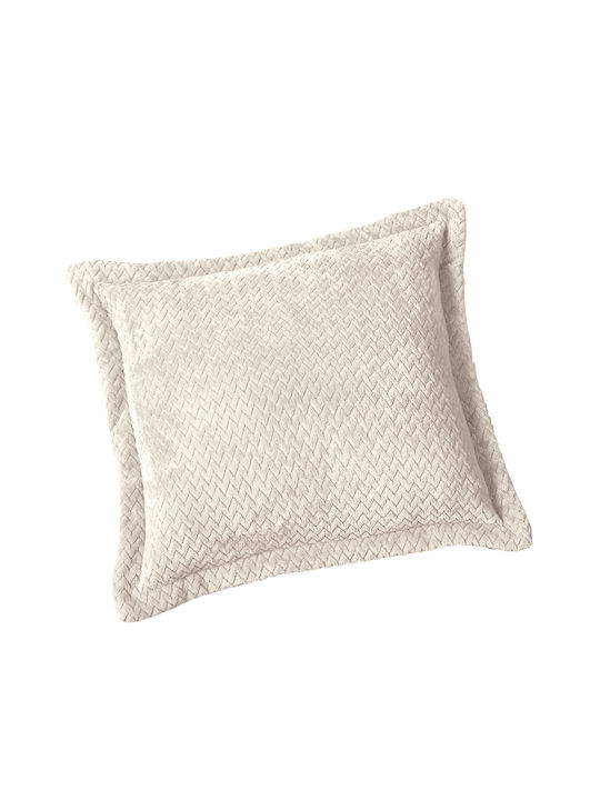 Guy Laroche Rombus Set Fleece Blanket Super Double 220x240cm Ecru