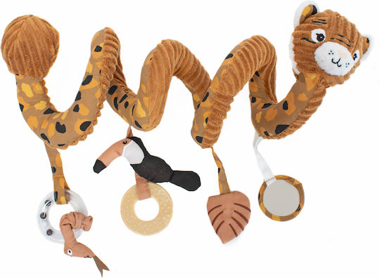 Les Deglingos Spiral Toy with Teether and Mirror Tiger Speculos 36230