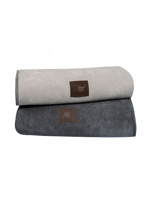 Greenwich Polo Club 2733 Dreisitzer-Sofa Wurf Fleece 180x300cm Grau