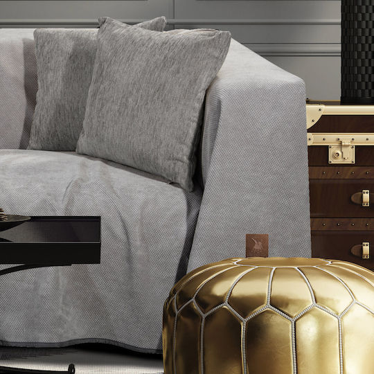 Greenwich Polo Club 2733 Dreisitzer-Sofa Wurf Fleece 180x300cm Grau