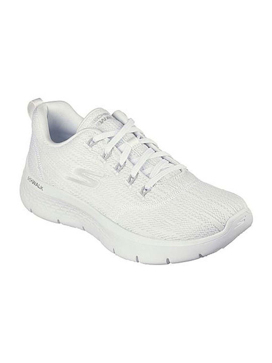 Skechers Go-Walk Flex Γυναικεία Sneakers Λευκά