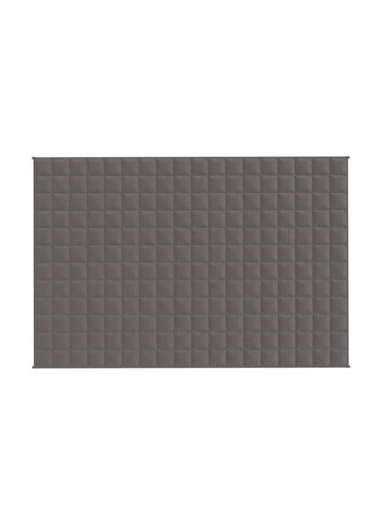 vidaXL Gravity Velvet Blanket for Sofa 120x180cm Gray