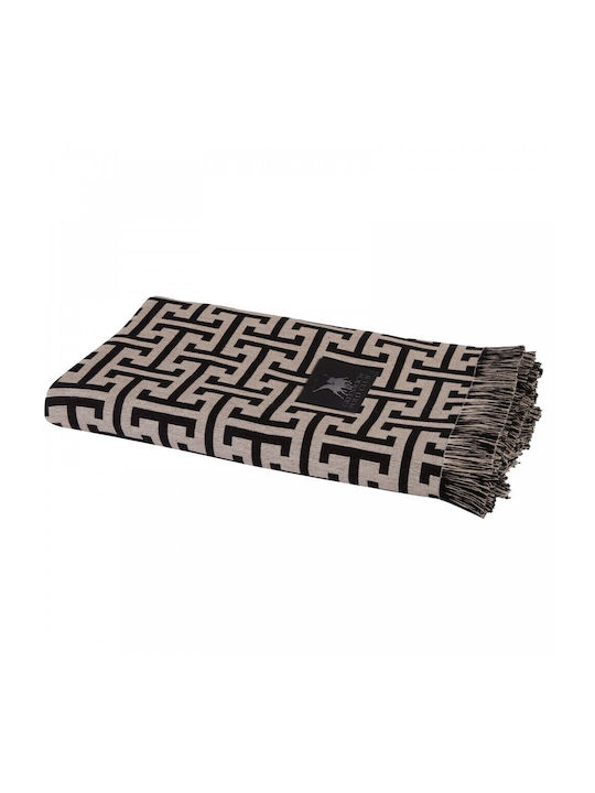 Greenwich Polo Club Dreisitzer-Sofa Wurf 3902 180x300cm Black / Beige