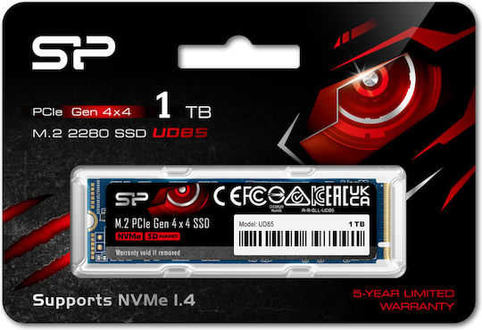 Silicon Power UD85 SSD 1TB M.2 NVMe PCI Express 4.0