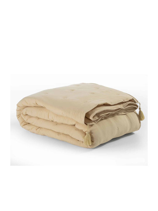 Nef-Nef Homeware Dreamer Coverlet Single Microfiber Yellow 160x220cm