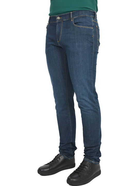 Pantaloni Jeans pentru Bărbați Elastic Albastru