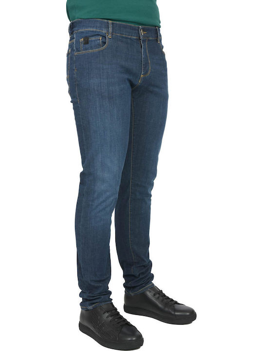 Pantaloni Jeans pentru Bărbați Elastic Albastru