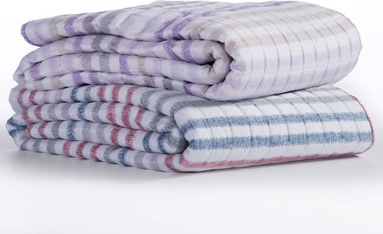 Nef-Nef Homeware Miles Υπέρδιπλο Aqua 220x240cm Nef-Nef Homeware Miles Υπέρδιπλο Aqua 220x240cm