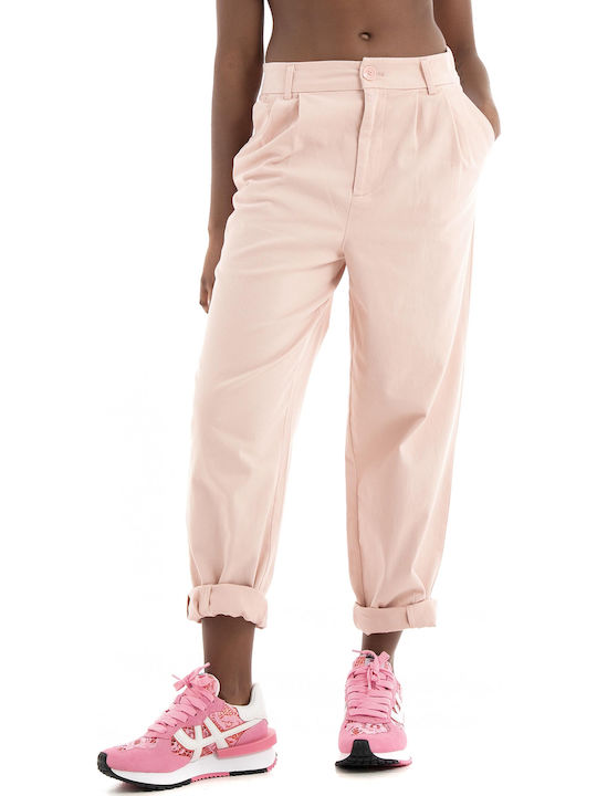 Дамско Chino Панталон Pale Pink