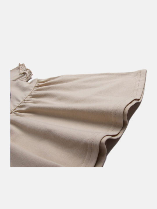 Rochie pentru Copii Mâneca scurta Maro