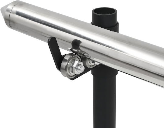 vidaXL Ανοξείδωτη Σούβλα Ψησταριάς με Μοτέρ 150cm