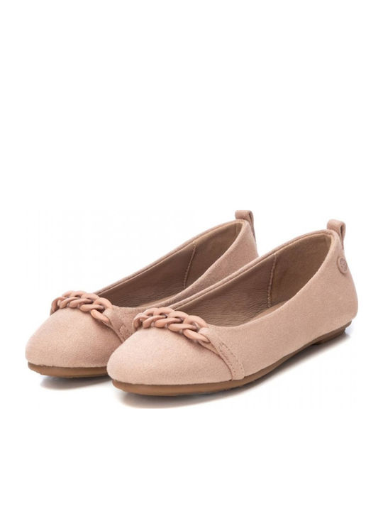 Balerini copii Simple Suede Bej