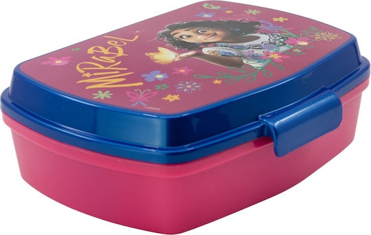 Stor Encanto Πλαστικό Παιδικό Σετ Φαγητού Disney Princess Κόκκινο