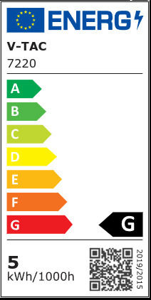 V-TAC VT-2066 LED Glühbirne 5W 140mm für E27 Glühbirnensockel und Form ST64 Warmes Weiß 300lm