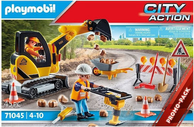 Playmobil City Action Εργασίες Οδοποιίας για 4-10 ετών