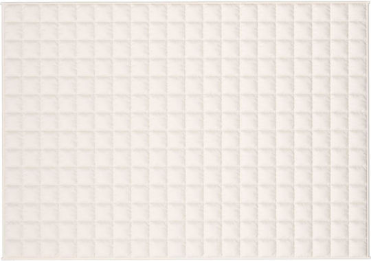 vidaXL Gravity Blanket for Sofa 138x200cm Light Cream