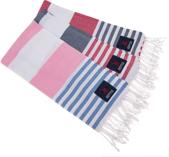 Greenwich Polo Club Strandtuch Pareo Blau 180x80cm.
