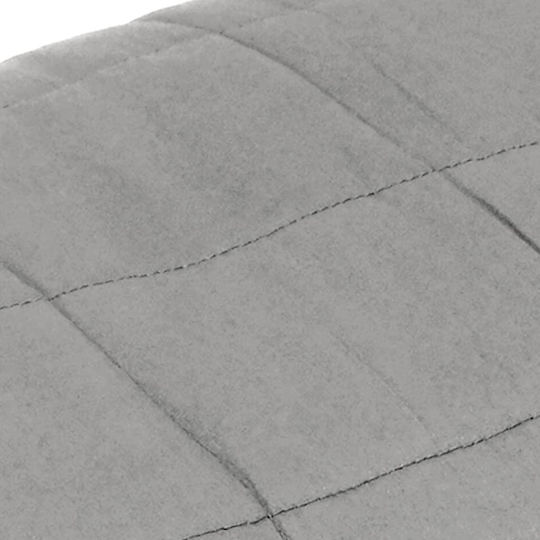 vidaXL vidaXL Schwerkraftdecke Doppel 200x200cm Grau