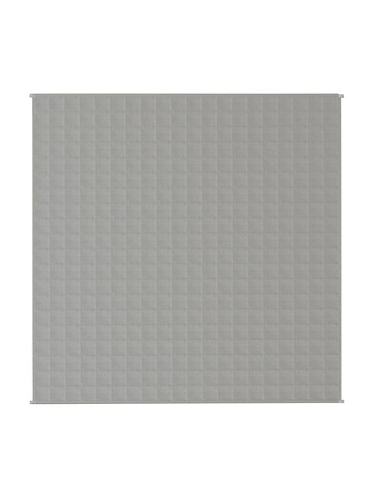 vidaXL vidaXL Schwerkraftdecke Doppel 200x200cm Grau
